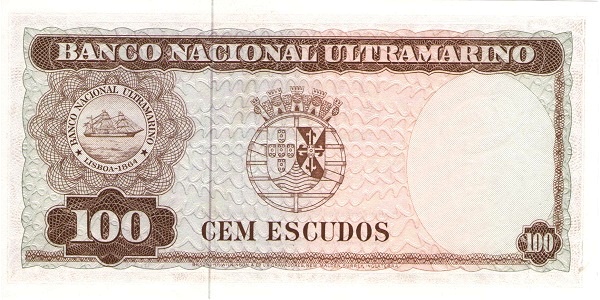 Восточный Тимор, 100 эскудо, 1967г.
