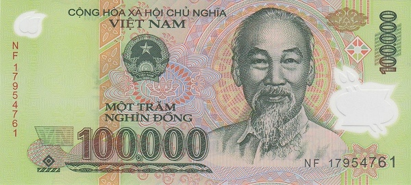 Вьетнам, 100.000 донгов, 2017г.