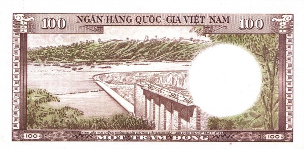 Южный Вьетнам, 100 донг, ND (1966г.)