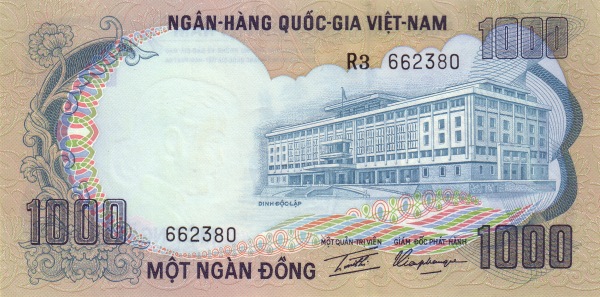 Южный Вьетнам, 1000 донг, ND (1972г.)