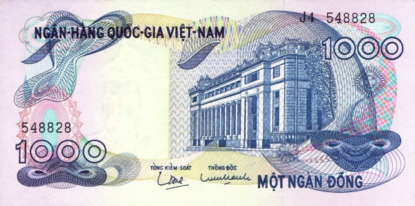 Южный Вьетнам, 1000 донг, ND (1971г.)