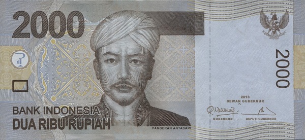 Индонезия, 2000 рупий, 2013г.