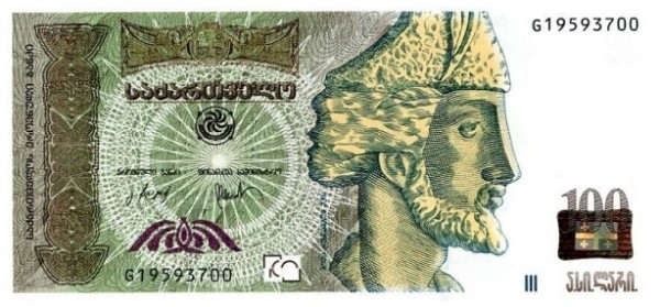 Грузия, 100 лари, 2012г.